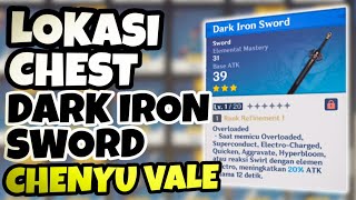 Lokasi Chest Dark Iron Sword  Genshin Impact 44 [upl. by Liliane]