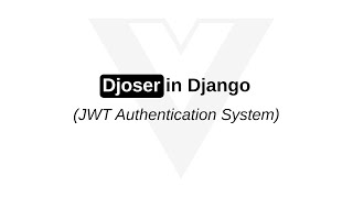 JWT Authentication System  Djoser Django amp Vuejs  2024 [upl. by Yaffit]