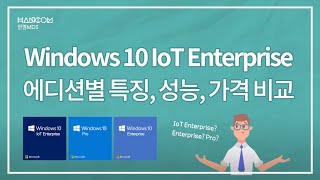 Windows 10 에디션 비교하기 Windows 10 IoT Enterprise 기능 장점 가격 [upl. by Rehpotirhc]