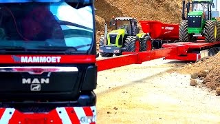 MAMMOET HEAVY TRANSPORT REAL AIRSUSPENSION MAN TGXXXL 4AxleHeavyHaulerTractor Stonebreaker [upl. by Sayer]