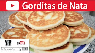 GORDITAS DE NATA  VickyRecetaFacil [upl. by Arihaj]