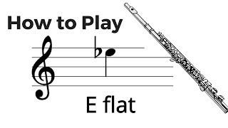 How to Play E flat on Flute [upl. by Diann152]