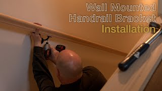 Wall Mounted Handrail Bracket Installation [upl. by Klaus]