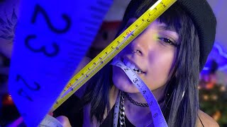 ASMR  Chaotic amp Unpredictable Measuring You 💚📐 [upl. by Hainahpez961]