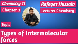 lec13 Intermolecular Forces grade 11 Different types  London dispersion forces  class 11 nbf [upl. by Judus]