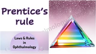 Prentice’s Rule  Laws amp Rules in Ophthalmology [upl. by Seuqramed]