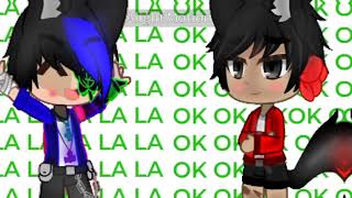 Lalala Okokok trend Ein x Aaron Aphmau gacha Lazy TT [upl. by Anelah]