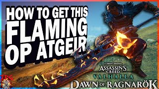 How To Get The Best Atgeir In Assassins Creed Valhalla Dawn Of Ragnarok Fiery Warsong Guide [upl. by Akired213]