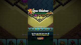 TH8 WAR BASE COPYLINK 2024 COC clashofclans coc th8 th8base shorts [upl. by Lleirbag]