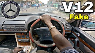 1993 Mercedes S600 V12 W140 POV Test Drive🇨🇩 [upl. by Biebel]