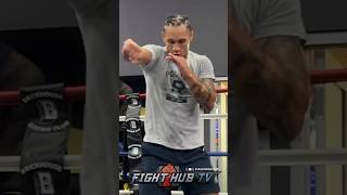 Regis Prograis FIRST LOOK training for Devin Haney looks FAST AF [upl. by Ronym]