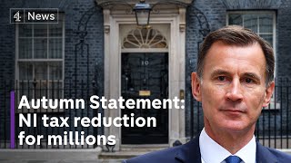 Autumn Statement explained tax cut giveaway or stagnating UK [upl. by Hakim133]