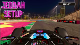 F1 24 Jeddah Hotlap  Setup  127283 [upl. by Waylin]