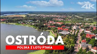 OSTRÓDA z drona 4K Polska z lotu ptaka [upl. by Sesilu963]