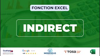 Comment utiliser la fonction INDIRECT sur Excel [upl. by Ruon]