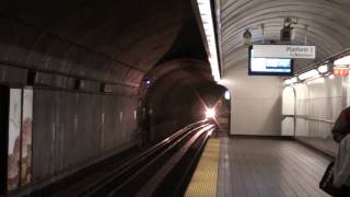 SkyTrain running at maximum frequency plus new Olympic announcements HD 1080 [upl. by Esinahs]