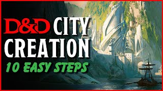 10 Easy Steps for Creating a City in Dungeons amp Dragons [upl. by Noj]