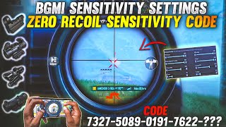 NEW UPDATE 34 🔥BEST SENSITIVITY CODECONTROL SETTINGS BGMIPUBG MOBILE  BGMI AFTER UPDATE 34 [upl. by Lertnek]