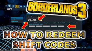 Borderlands 3 Tutorial  How To Redeem Shift Codes In Game And Where To Find  Get Shift Codes [upl. by Calley]