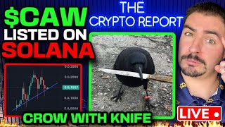 What Is Crow With Knife CAW The Cronos Community Token LAUNCHES On Base and Solana Next 100X [upl. by Lukash]