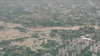 Brasilien Tote durch Überschwemmungen und Erdrutsche [upl. by Devora]