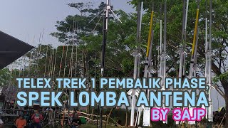 Telex trek spek Lomba antena vertikal [upl. by Glass]