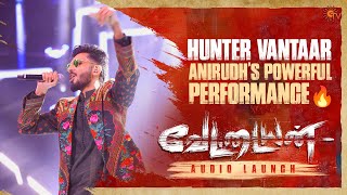 Anirudhs PowerPacked Hunter Performance  Vettaiyan Audio Launch  Rajinikanth  Sun TV [upl. by Hamo446]