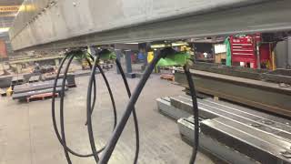 Kundel Cranes internal festoon trolley [upl. by Auqcinahs]