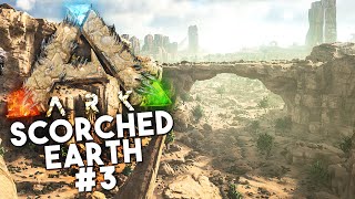 ARK Survival Evolved  BUILDING OUR BASE Ark Scorched Earth [upl. by Michiko]