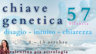 chiave genetica 57  Bilancia  8  13 ottobre [upl. by Lud]