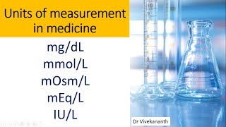 Units of measurement in Medical Physiology [upl. by Johnette]