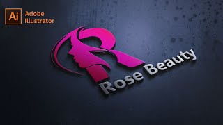 Adobe illustrator tutorial  Make 3D Logo in illustrator logodesign [upl. by Orazal193]