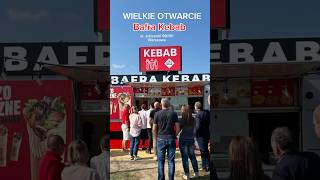 Nowy punkt „Bafra Kebab” w Warszawie 😎 kebab bafra streetfood [upl. by Ruthann]