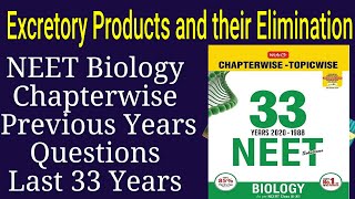 Excretory products and their elimination class 11 neet previous year questions [upl. by Eilatan]