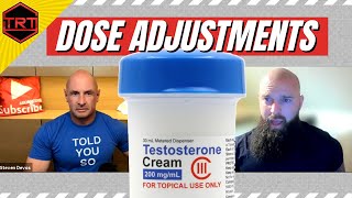 Testosterone Cream Dosage Adjustments [upl. by Nossah]