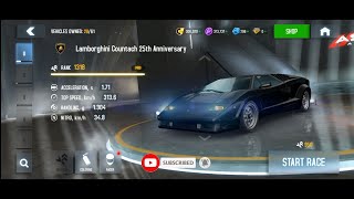 RACE WITH LAMBORGHINI 25TH ANNIVERSARY CELEBRATION IN TERAMINE ROAD game asphaltgamer racing [upl. by Amehsat]