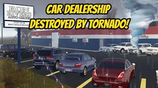 Greenville Wisc Roblox l Tornado Storm Floods NEW Car Dealership Update Roleplay [upl. by Means]