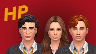 HARRY POTTER  Sims 4 Create a Sim [upl. by Kcid461]