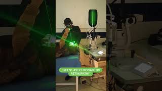 Diabetic retinopathy laser treatment [upl. by Adlanor]