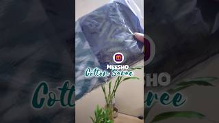 Meesho cheapest cotton saree haul  affordable cotton saree meeshofinds officewearoutfits [upl. by Lundberg596]