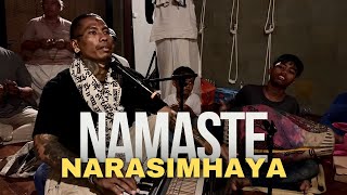 Namaste NARASIMHAYA Protective Mantra 🪘 Kirtan by Adi Kesava das [upl. by Shara46]