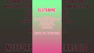 shorts Glutamine nutrition bodybuilding muscle [upl. by Jill162]