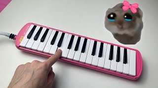 Sad Hamster Violine Meme on melodica [upl. by Ahtan686]