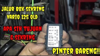 jalur box sekring vario 125 beserta fungsinya [upl. by Nedrud]