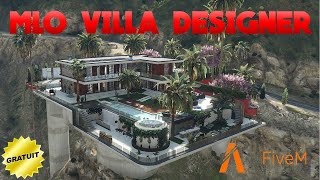 FIVEM │ MLO GRATUIT VILLA DE DESIGNER  TUTO GTA 5 RP [upl. by Naman]