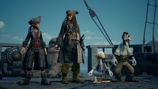 Kingdom Hearts 3 All Cutscenes  Full Movie  Pirates of the Caribbean  Port Royal [upl. by Icyaj]