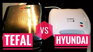 TEFAL Snack Collection SW852D12 SW854D16 vs Hyundai SM 627  Comparision Compare 3 in 1 [upl. by Veleda]