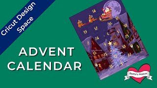 How to Make an Advent Calendar Using the Cricut Perf Tool Cricut Craft [upl. by Rosabella]