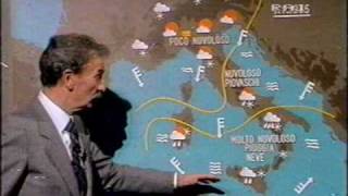 Colonnello Andrea Baroni previsioni meteo gennaio 1985 in edizione completa 3 minuti e mezzo [upl. by Enileoj]