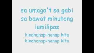 Hinahanap Hanap Kita  Rivermaya with lyrics [upl. by Elleiram812]